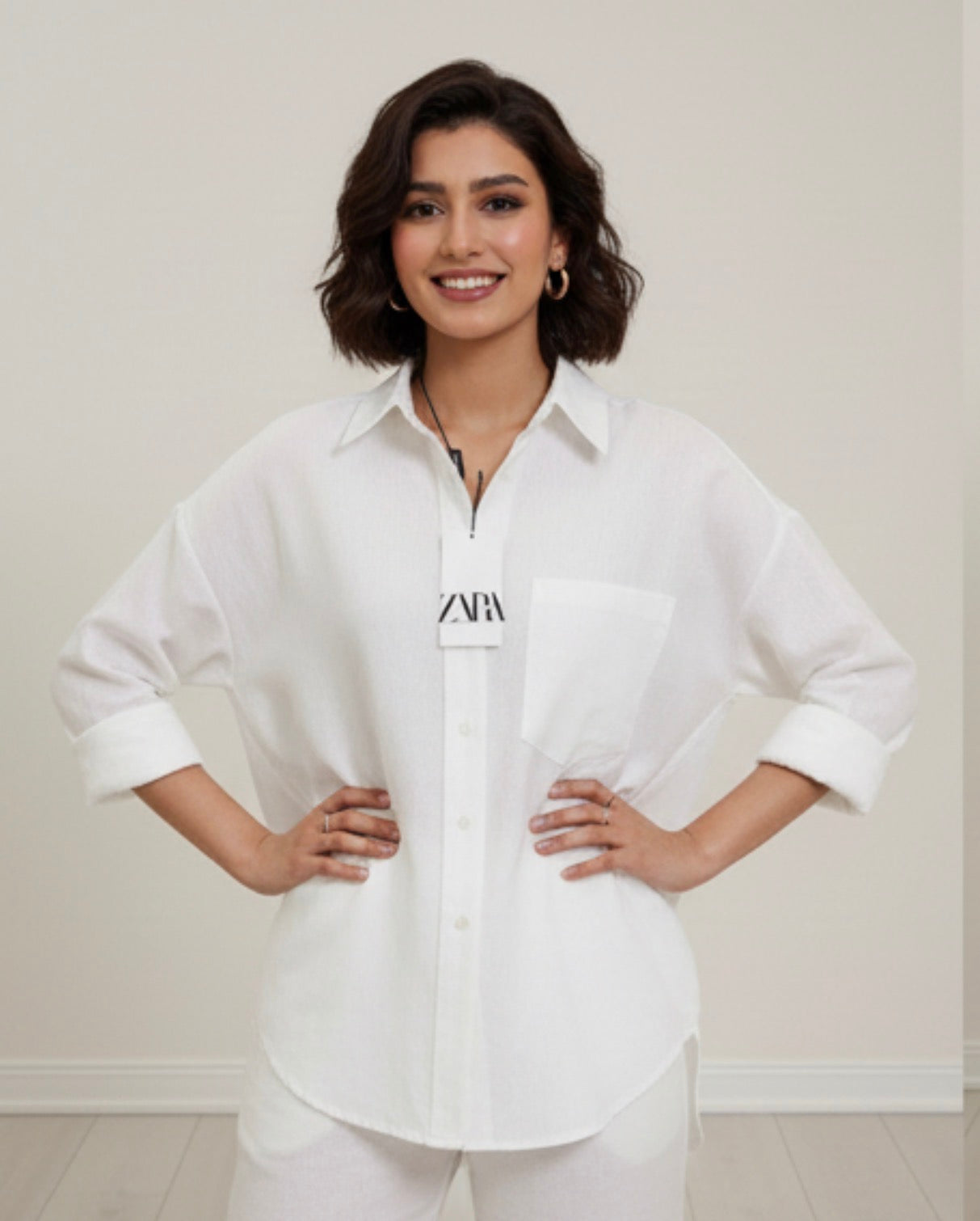 ZARA Wool Peach Co-ord Set β Premium Quality